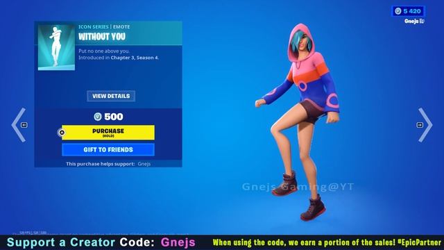Without You | Fortnite Emote смотреть онлайн