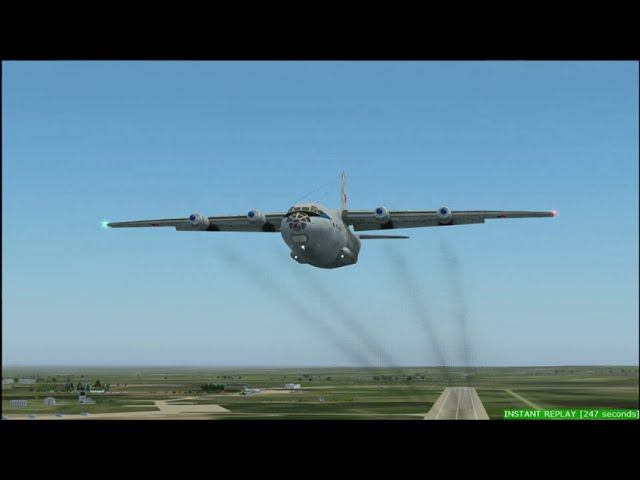 Ан-12 взлет fs9 смотреть онлайн