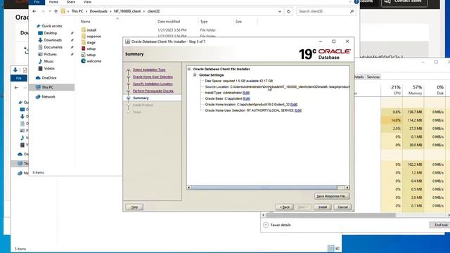 How to install and remove Oracle Client 19c from windows смотреть онлайн