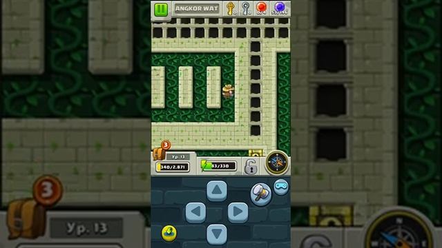 Diamond Quest: Don't Rush! Angkor Wat. Stage 10(Secret). Walkthrough. смотреть онлайн