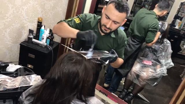 Балаяж на начесе