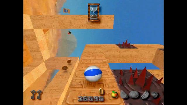 Roll Away ... (PS1) Gameplay смотреть онлайн