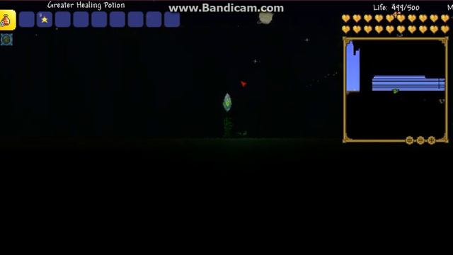 Terraria | Chlorophyte armor vs Eye of Cthulhu смотреть онлайн