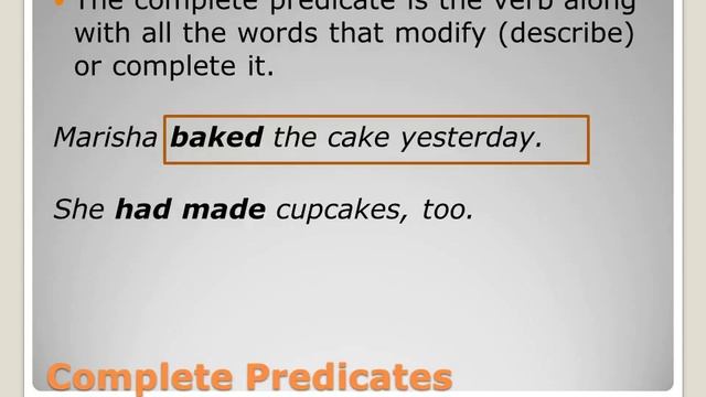 PREDICATES- simple, complete, compound смотреть онлайн