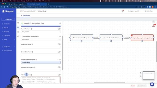 Google Drive and Whisper Integration in Shipyard смотреть онлайн