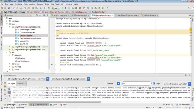 Sqlite for Android Application Development смотреть онлайн