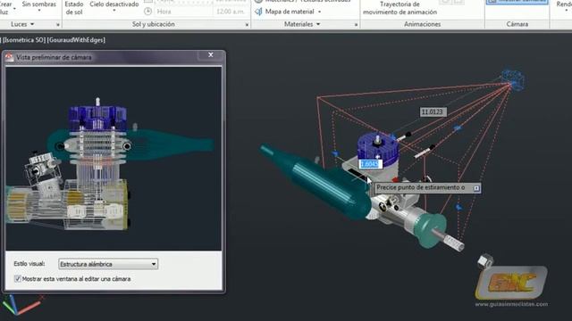 35.4.2-d Autocad 2013. Visualización en 3D. смотреть онлайн
