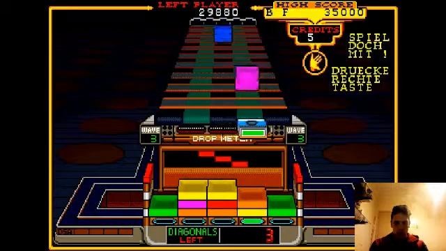 Gameplay - Klax (Arcade) смотреть онлайн
