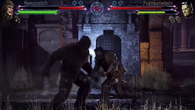Terrordrome: Reign of the legends - Frankenstein Takes On Bigfoot! смотреть онлайн