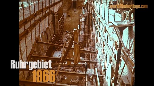 1966 Ruhrgebiet - Stadt Essen - Verkehr - Essener Dom смотреть онлайн