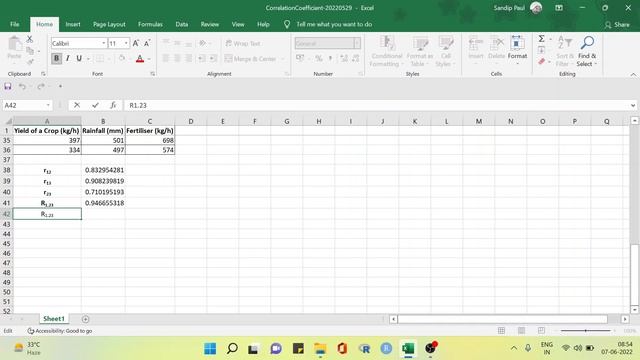 How to find Multiple Correlation Coefficient using Excel? смотреть онлайн