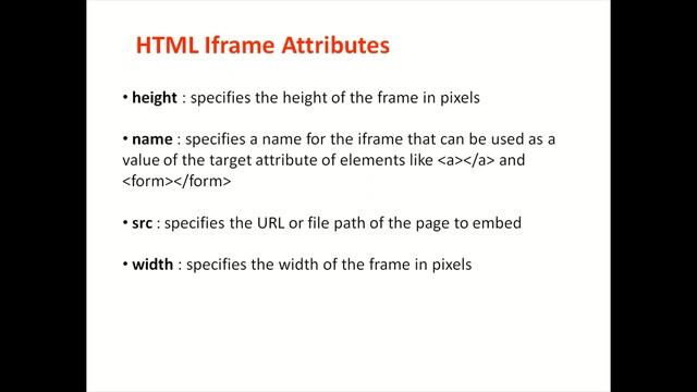 HTML Iframe Element with Example in Hindi || HTML Iframe tag and Attributes with example in Hindi смотреть онлайн