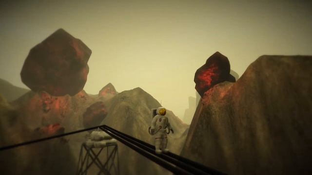 СКАЛЫ, ЗЕЛЁНАЯ ДЕВЧУЛЯ И МЕХАНИЧЕСКАЯ РУКА ► LIFELESS PLANET #2 смотреть онлайн