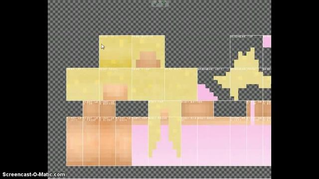 Cat/Ocelot girl, minecraft skin tutorial! download in desc. 4x speed смотреть онлайн