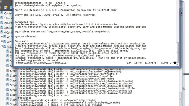 04.03-06 Oracle_10gR2_DataGuard_4.3 Step 6 Transfer the files to the standby host.avi смотреть онлайн