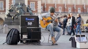 Amazing street guitar performance by Imad Fares " Gipsy Kings " cover
