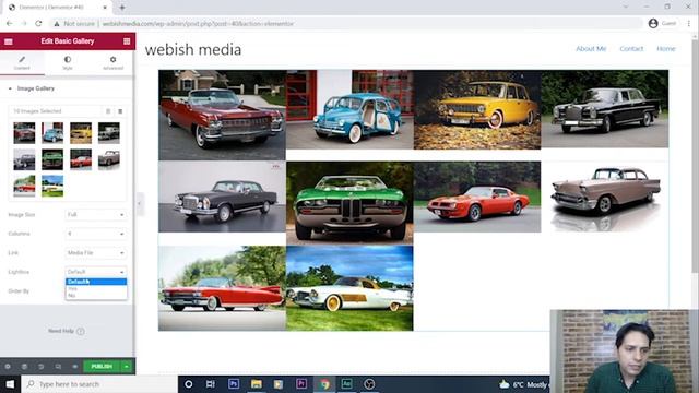 Basic Image Gallery Using Free Elementor Plugin on WordPress Website 2021 смотреть онлайн