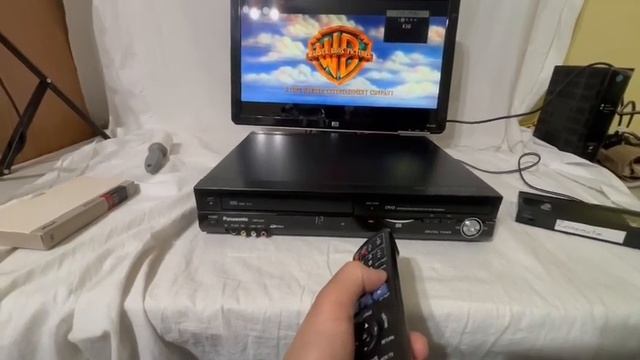 Testing Panasonic DMR-EZ48V DVD VCR Combo Recorder Player With Digital Tuner www.PopTz.com смотреть онлайн