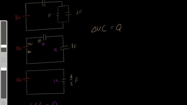 Advanced Circuit Analysis MCAT (Capacitors in series and parallel) Part 2 смотреть онлайн