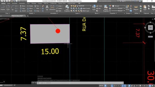 AutoCAD - Projeto Residencial - Aula 3 - Planta De Situação (Norte E Align)