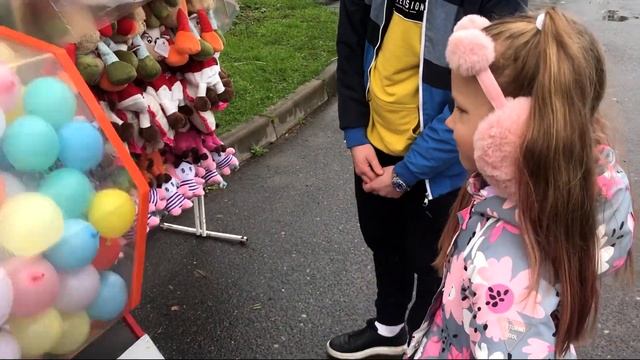 Фестиваль фейерверков ?День города? Купила Стива из Майнкрафт и Лук?