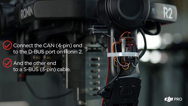 How To Use Ronin 2's D-Bus Cable