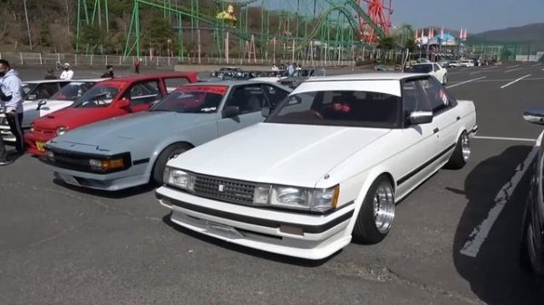 【旧車】蒜山チャリティーミーティング センス抜群！ヤンチャでシブイ街道レーサーたちが大集合！【Old JDM meeting】