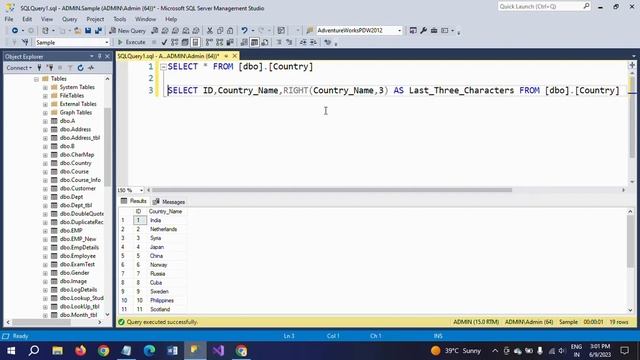SQL SERVER||How to write query to make ORDER BY column with last three characters? смотреть онлайн
