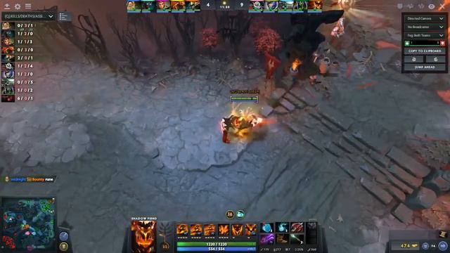 EG.Fear | DotA 2 Shadow Fiend Gameplay смотреть онлайн