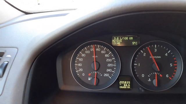 Расход топлива Volvo V 50 смотреть онлайн