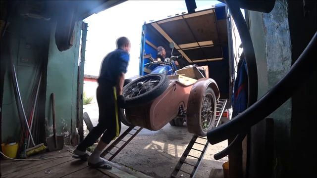 Перевозка мотоцикла Урал, проект урал. Как это было..... смотреть онлайн