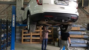 Монтаж автоподъемника на СТО мастерами ИП Елисеев А.А.