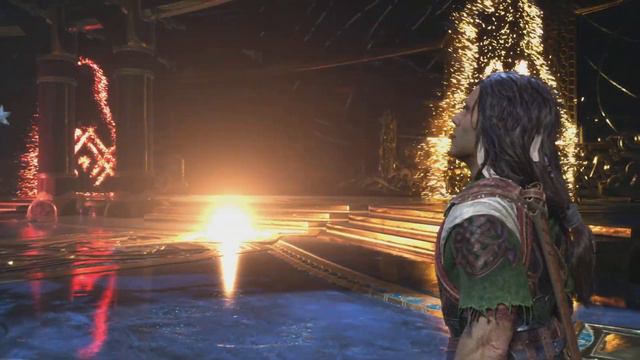 Kratos Blows Gjallarhorn And Calls Ragnarok Scene | God Of War Ragnarok