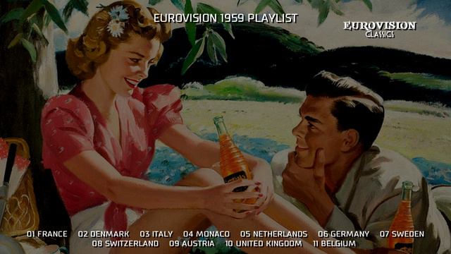02) DENMARK "Uh, jeg ville ønske jeg var dig" - Birthe Wilke (Lyrics) [Eurovision 1959] HD смотреть онлайн