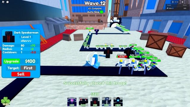 Using the Dancing Speakerwoman.. (Toilet Tower Defense) смотреть онлайн
