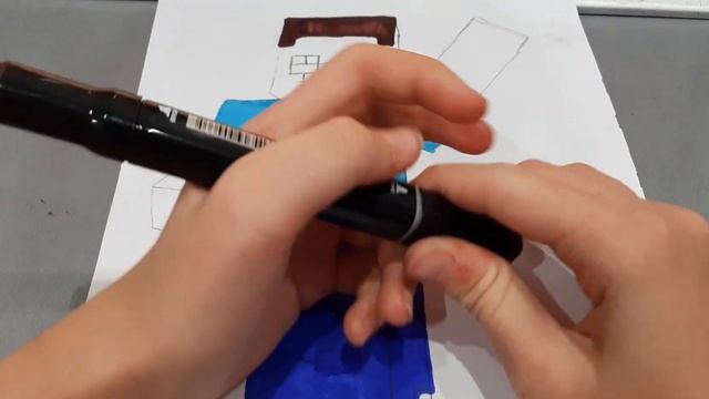 Научу как нарисовать необычного Стива. Стив из майнкрафта. Легко и просто! Рисование для всех! смотреть онлайн