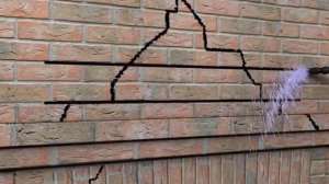 ремонт трещин в стене