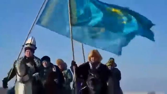 Патриотическая эстафета в Акмолинской области смотреть онлайн