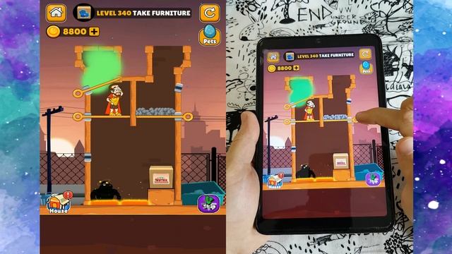 Home Pin - Pull Pin Puzzle - Part 10 Levels 331-350 The tablet Gameplay Walkthrough (Android,iOS) смотреть онлайн