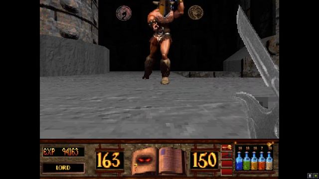 Witchaven II: Blood Vengeance (DOSBox) - Level 7 Jaws of Venom - Uncommented смотреть онлайн