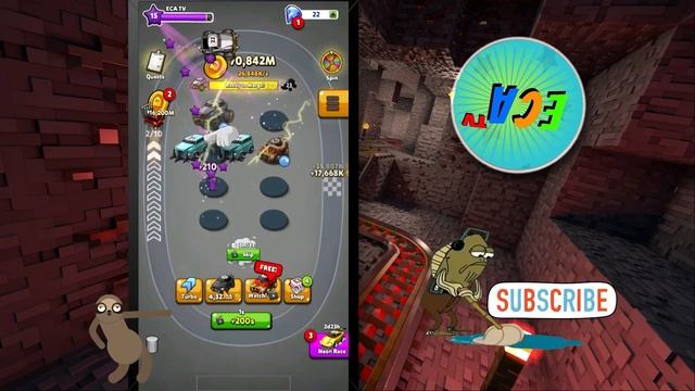 ⭐Merge Battle Car Tycoon Game⭐ Walkthrough Gameplay Part 2 Max Level (Android-iOS) смотреть онлайн