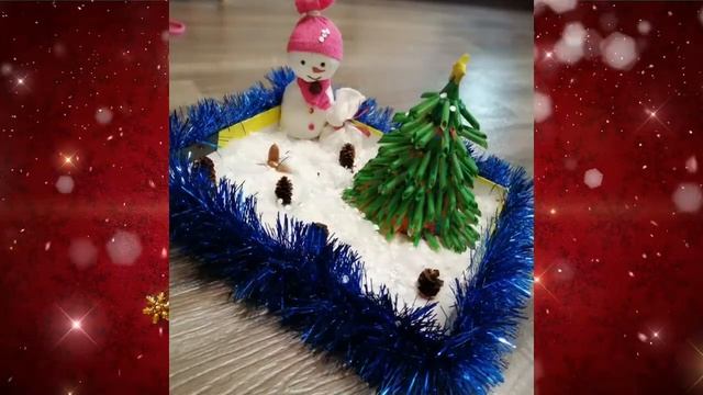 Рубрика «Зимняя сказка» Новогодние поделки «Веселые Шарики» от Светланы Роговой и ее дочери Катерин смотреть онлайн