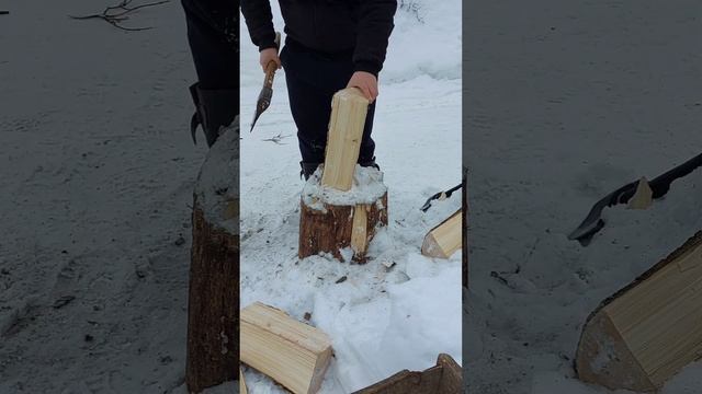 Заготовка дров ! Залипательный Процесс Колки Дров ! Дрова ! Wood splitting ! смотреть онлайн