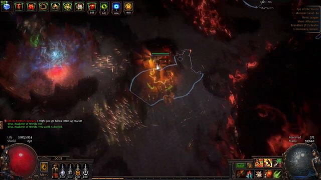 Reworked Lancing Steel vs Awakener 8 ( Sirus ) with 1c weapon ( patch 3.12 Heist League ) смотреть онлайн