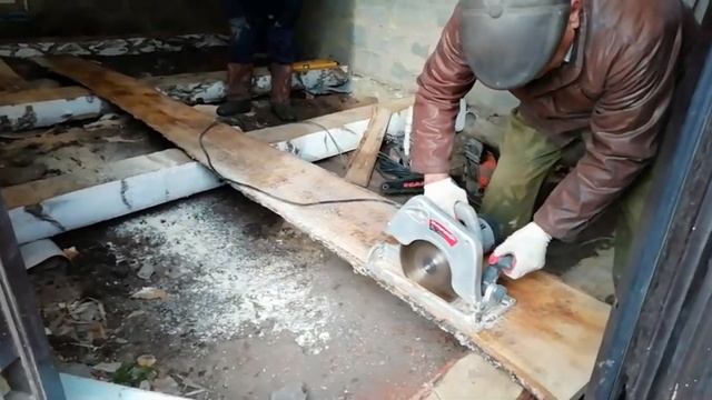 Пол в пристрой своими своими руками