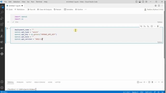 How To Consume Azure OpenAI Model Programmatically Using Python смотреть онлайн