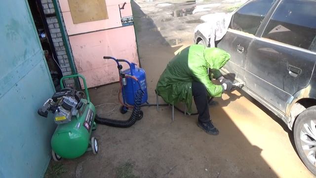 Часть 1. Пескострую кузов. Пескоструйная обработка.Коррозия смотреть онлайн