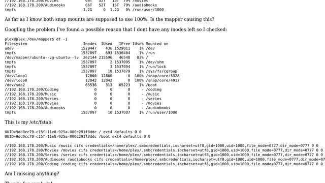 Ubuntu: rsyslogd - No space left on device смотреть онлайн