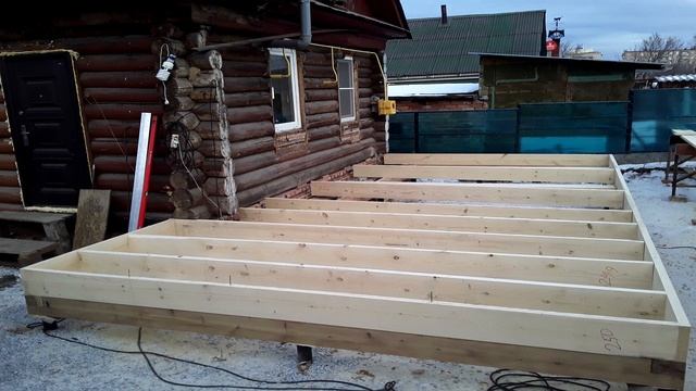 Реконструкция частного дома. Часть 5 - я. Цокольное перекрытие. Макс Каркас Строй г. Миасс смотреть онлайн