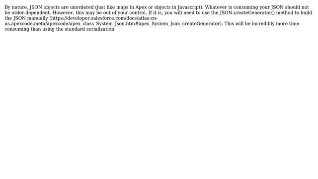 Salesforce: Field output order when conver object to JSON (3 Solutions!!) смотреть онлайн